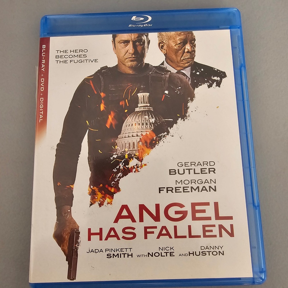 Angel Has Fallen Blu-ray DVD Gerard Butler Morgan Freeman Action Movie 2019